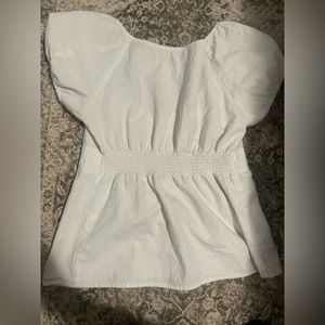 Brandy Melville Blair cotton ruffle top